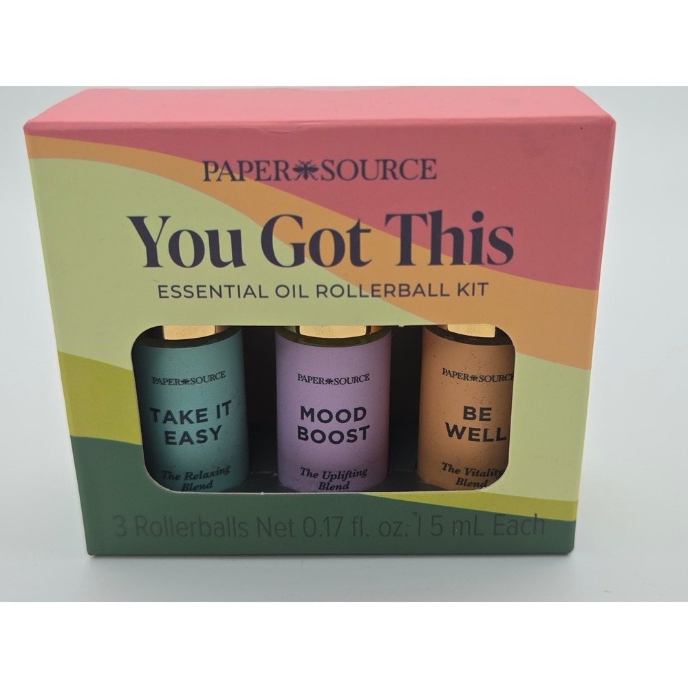 Paper Source You Got This Essential Oil Rollerball Kit 3 Pack 5mL Each New